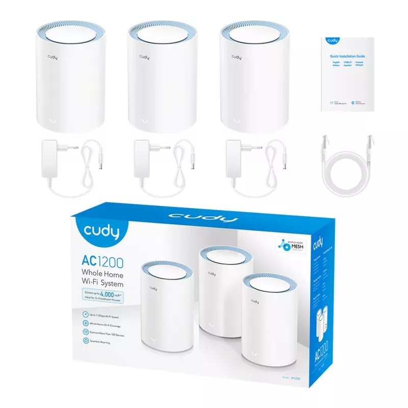 „Cudy M1200 3-PACK“ belaidis maršrutizatorius