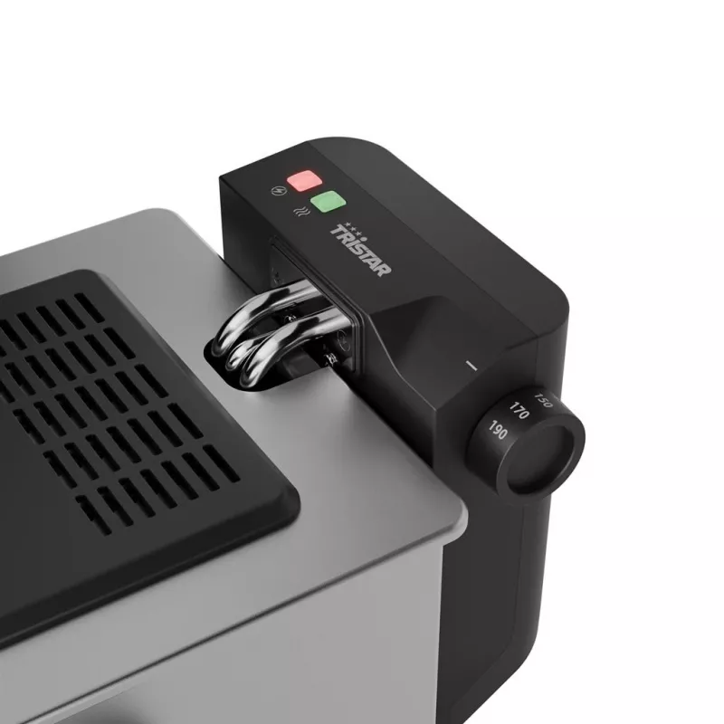 Tristar FR-9338 gruzdintuvė | 2000 W | 3 L | Nerūdijantis plienas/Juoda