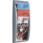 Sieninis žurnalų stovas PaperFlow K540615 Sidabrinis