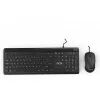 Inca IMK-377 klaviatūra su pele, biuro USB, turkiškas išdėstymas, juoda