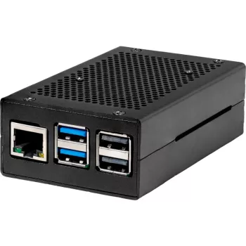 Joy-IT RB-AlucaseP5-01B korpusas Raspberry Pi aliumininis juodas (RB-AlucaseP5-01B)