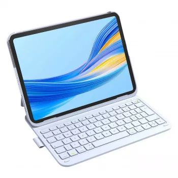 Dėklas su Bluetooth klaviatūra Inateck BK2007 iPad Air 11 colių (27,9 cm) – QWERTZ išdėstymas, 250 mAh baterija