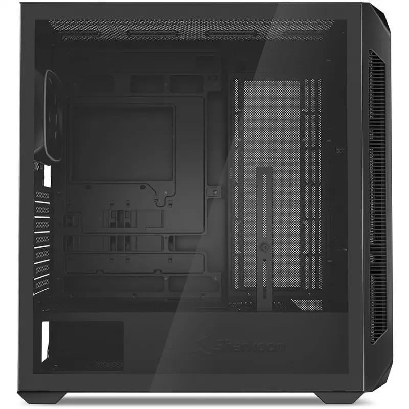 Korpusas Sharkoon AK5M RGB Midi Tower Juodas