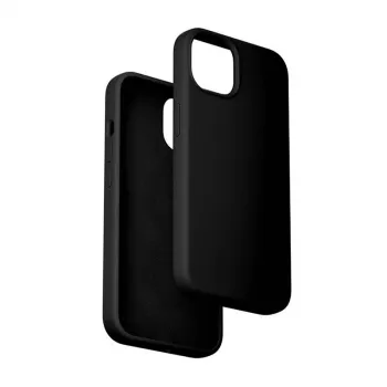 Silicinio dėklo Vention KUFB0-20 iPhone 15 Plus juodas, plonas apsauginis