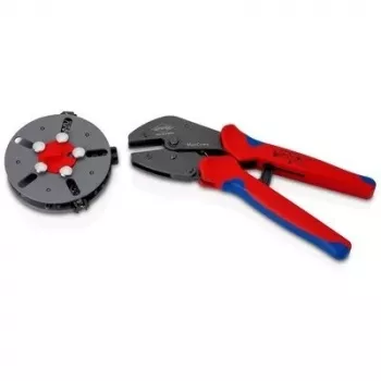 Žnyplės krimpingui Knipex 97 33 03 MultiCrimp, skirtos PV jungtims MC4 ir MC4 EVO2