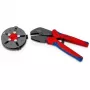 Žnyplės krimpingui Knipex 97 33 03 MultiCrimp, skirtos PV jungtims MC4 ir MC4 EVO2