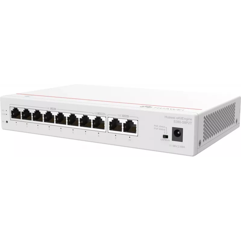 Valdomas komutatorius HUAWEI eKit S380-S8P2T Gigabit Ethernet 10/100/1000