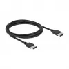 HDMI kabelis DeLOCK 85216 1,5 m, A tipo kištukas – A tipo kištukas, juodas