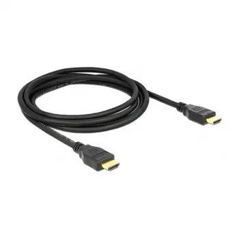 HDMI kabelis DeLOCK 84713 1 m, A tipo kištukas – kištukas, juodas