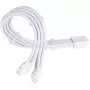 Prailginimo laidas maitinimo šaltiniui SILVERSTONE EPS 12V 8 kontaktų (30 cm) baltas SST-PP07E-EPS8W-V2