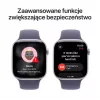 Apple Watch Series 11 GPS 46mm sidabrinis aliuminio korpusas su Purple Fog sportine juostele – M/L