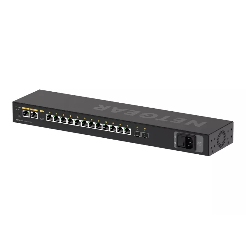 NETGEAR M4250-12M2XF valdomas L2/L3 2.5G eterneto jungiklis 1U juodas