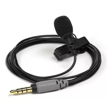Lavalierinis mikrofonas RØDE smartLav+ — laidinis, visakryptis, 3,5 mm, 20–20 000 Hz, -35 dB jautrumas, 2 vnt., dėklas