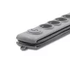 Apsauginis filtras Qoltec 50272 pilkas 5 AC lizdai 230V 3m