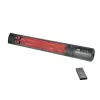 TunaBone TB2580W-01 | Elektrinis infraraudonųjų spindulių terasinis šildytuvas, 2500 W, 3 galios lygiai, iki 25 m², juodas, IP55