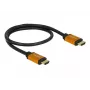 HDMI kabelis DeLOCK 85729 2 m HDMI Type A Standartinis juodas auksinis