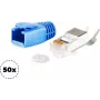 RJ-45 kištukas ShiverPeaks 72067-50B mėlynas (50 vnt.)