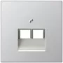 JUNG AL 2969-2 UA – aliumininis RJ-45 keystone lizdas