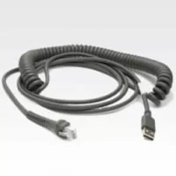 Priedinis kabelis Motorola CBA-U12-C09ZAR, USB A, 2,74 m, pilkas