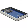 DeLOCK 42594 SSD korpusas M.2 juodas sidabrinis