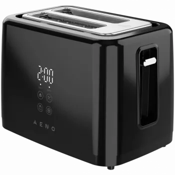 Elektrinis skrudintuvas AENO, juodas, 220-240V, 50-60Hz, 780-930W, 2 lizdai, 3 režimai, 7 rudumo lygiai