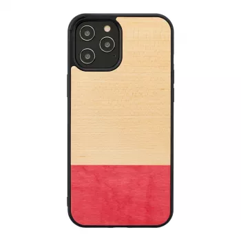 Dėklas iPhone 12 Pro Max man and wood miss match black – medinis ir polikarbonatinis