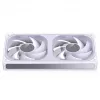 JONSBO ZB-240W 2x120mm ARGB PWM korpuso ventiliatoriai - Balti