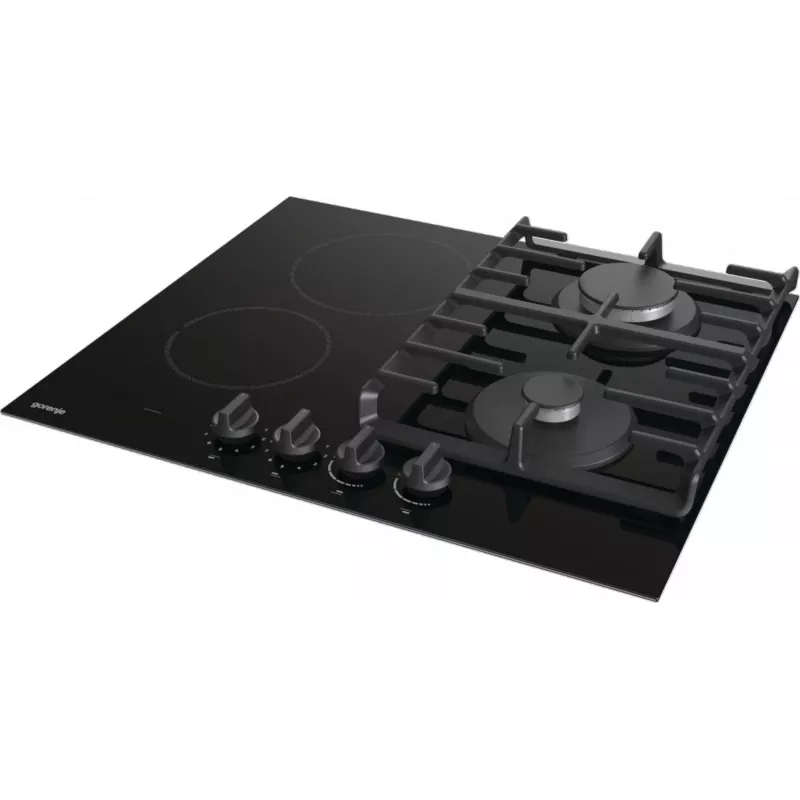 Gorenje GCE691BSC Juoda įmontuojama dujinė-kaitlentė 60 cm 4 zonos