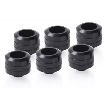 Alphacool 17477 jungiamasis rinkinys, žalvaris, juodas, aukštis 23 mm, skersmuo 2,6 cm