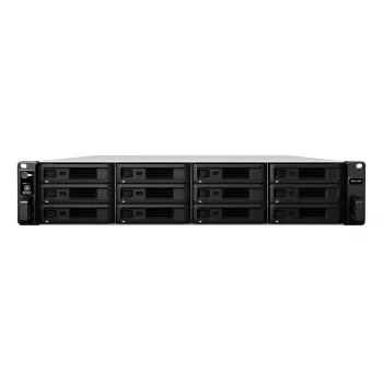 Synology RX1217 – 2U 12 lizdų plėtinio blokas, 12x 3,5/2,5 col. HDD/SSD, 88 x 430,5 x 664 mm, 12,7 kg, 500 W