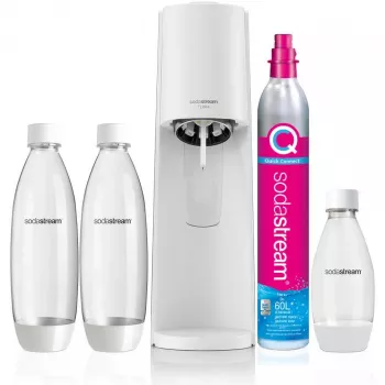 SodaStream Sodos gaminimo aparatas Terra Megapack QC baltas su 3 buteliais (2270213)