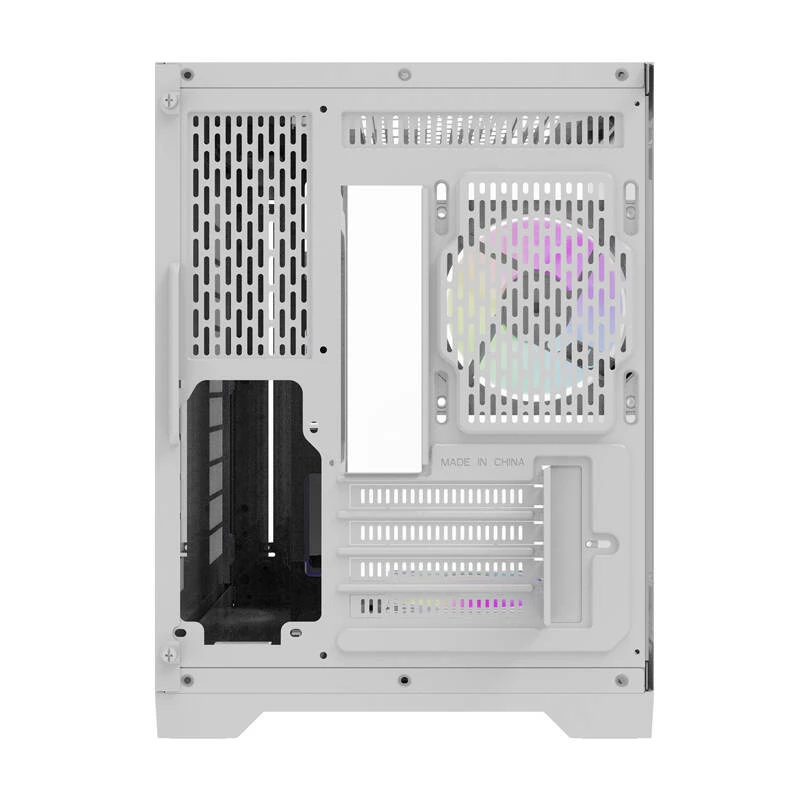 Korpusas Darflash FT418 su 6 aRGB ventiliatoriais (baltas)