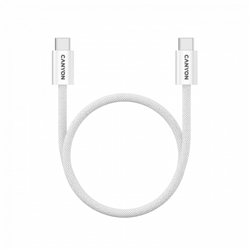 CANYON OnWire 60MG C-C 60W magnetinis pintas laidas 1m baltas