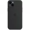 Apple iPhone 14 Plus Silikoninis dėklas su MagSafe – Midnight