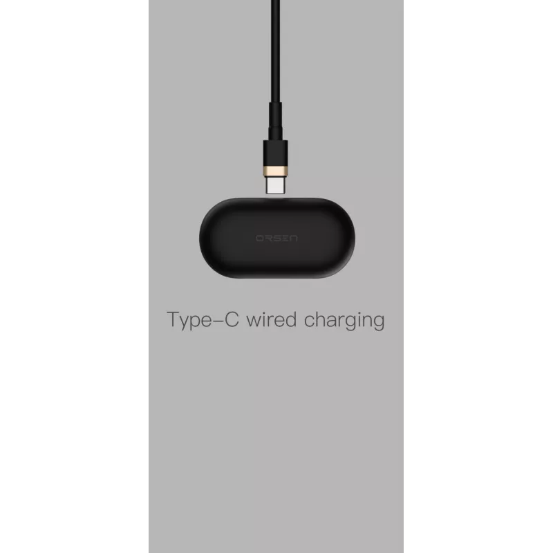 Ausinės Orsen T3 Bluetooth juodos