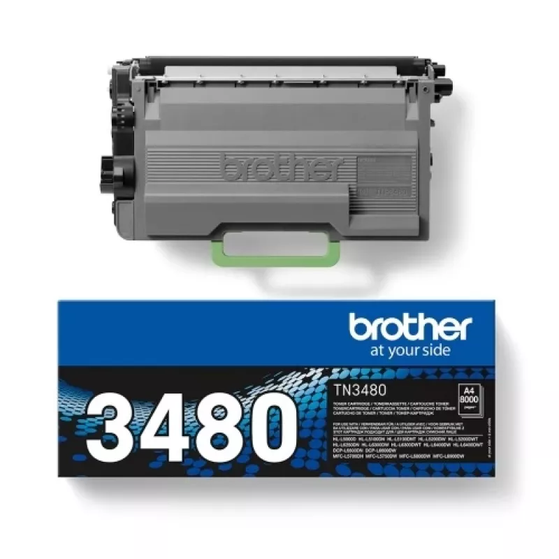 Brother TN-3480 juoda tonerio kasetė (SPEC, B klasės pakuotė)