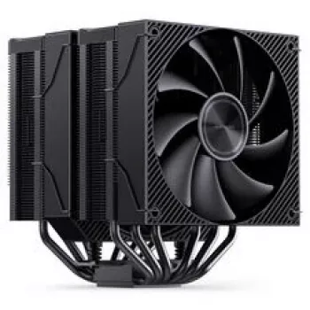Aušintuvas CPU Jonsbo CA90 Dual-Tower su 1×130 mm ir 1×120 mm PWM ARGB ventiliatoriais, juodas