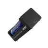 XTAR dviejų lizdų Li-ion akumuliatorių įkroviklis 18650 elementams, USB-C įvestis, juodos spalvos, LED indikatoriai
