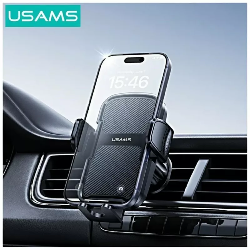 Automobilinis laikiklis telefonui usams ZJ085 juodas