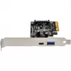SilverStone ECU03 – USB adapter – PCIe 2.0 x2 Low Profile – USB-C 3.1 x 1 + USB-C x 1 (SST-ECU03)