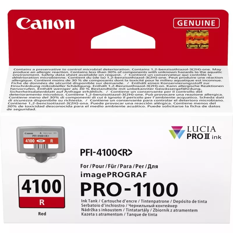 Canon LUCIA PRO II raudonas originalus kasetė standartinės talpos 1 vnt.