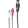 Garso laidas ShiverPeaks BS10201 0,2 m DIN (5 kontaktų) 2 x RCA juodas