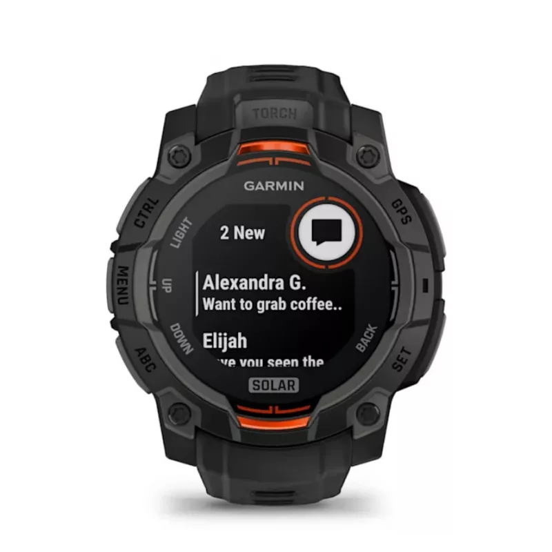 Garmin Instinct® 3 – 45 mm, Solar Watch Black
