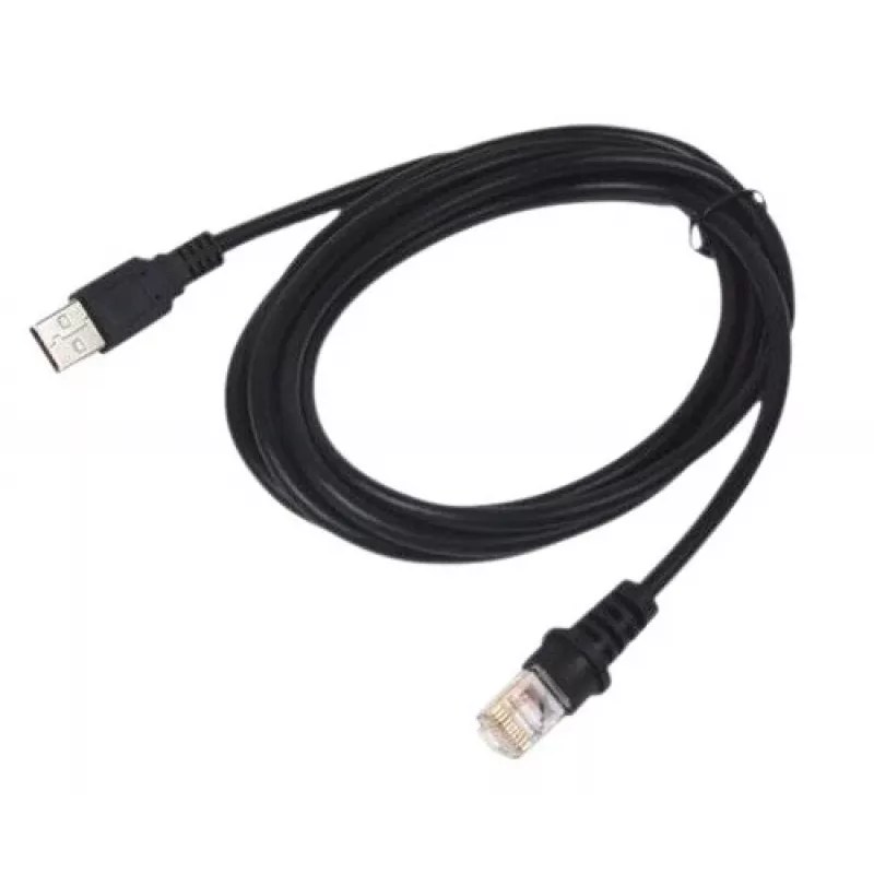 USB laidas Datalogic 90A052187 Type A su Power Over Terminal, vytas, 5 m ilgio