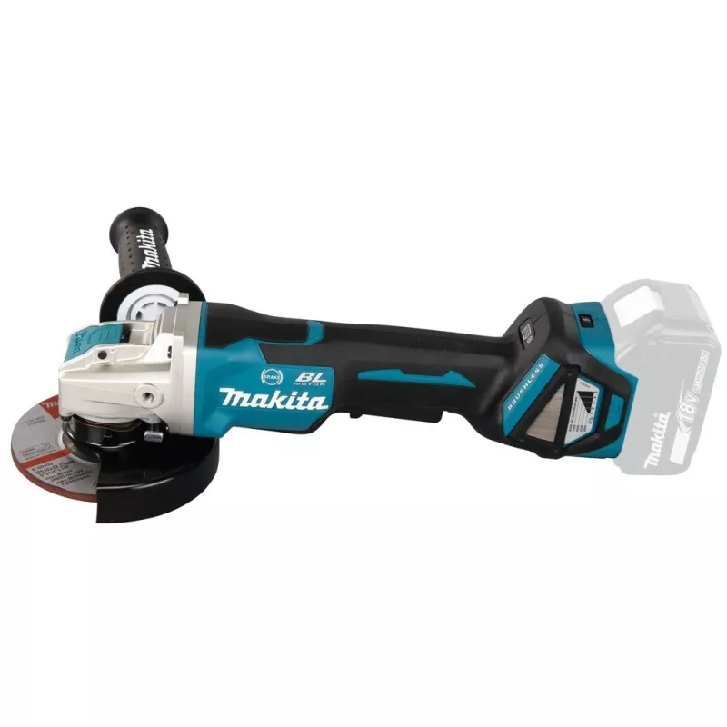 Makita DGA519Z - Kampinis šlifuoklis - Belaidis - 125 mm - be Akumuliatoriaus - 18 V (DGA519Z)