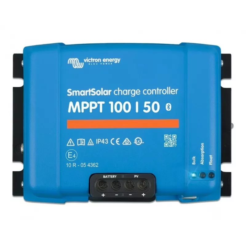 Saulės baterijų MPPT valdiklis Victron SmartSolar 100/50 (100V, 50A)