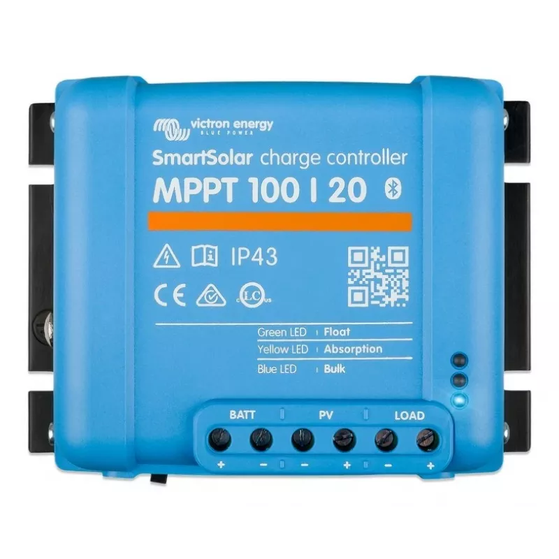 Saulės baterijų valdiklis Victron SmartSolar MPPT 100/20 48V 20A