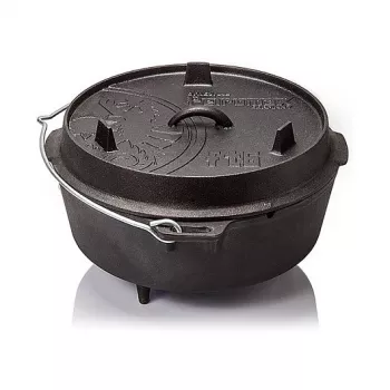 Petromax FT12 apvali ketaus krosnelė kepimo skarda, tinka duonai ir mėsai, 15 kg