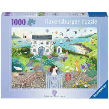 Dėlionė Ravensburger Coastal Cottage 1000 vnt, 700 mm plotis, 2 mm storis