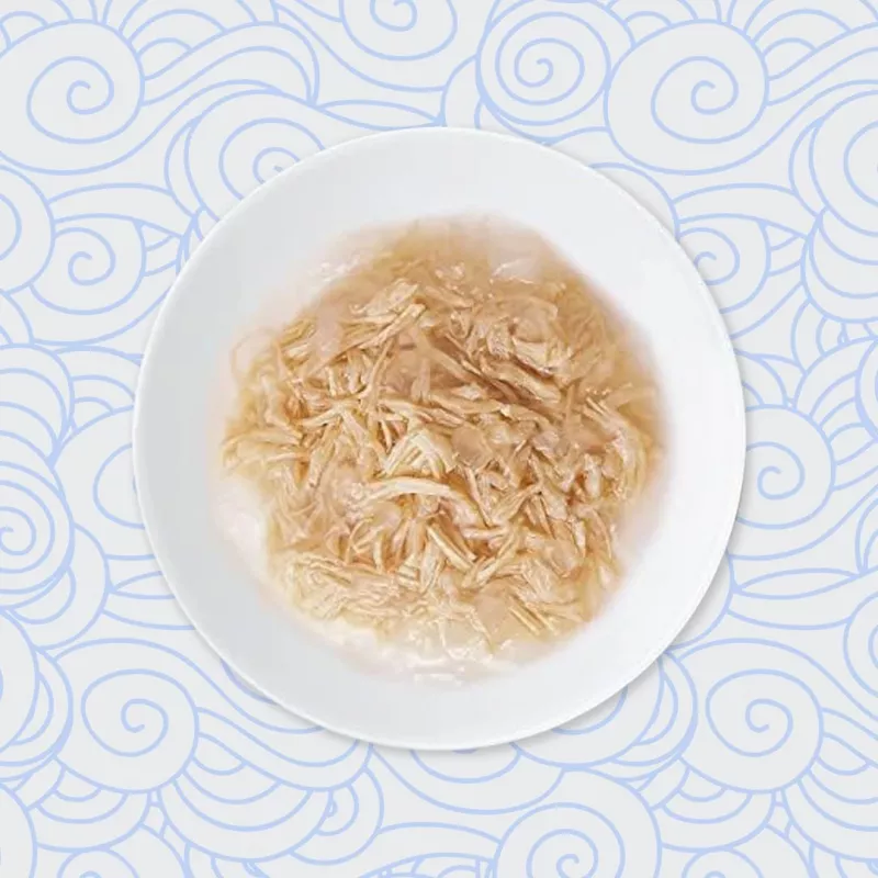 Šlapias skanėstas katėms INABA Ciao Broth Chicken & Tuna 40 g – mėsingas skystas užkandis maišelyje